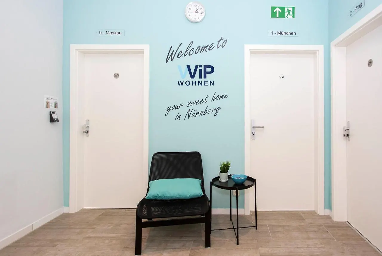 Ubytování v soukromí Studio Apartments Nahe Messe Norimberk